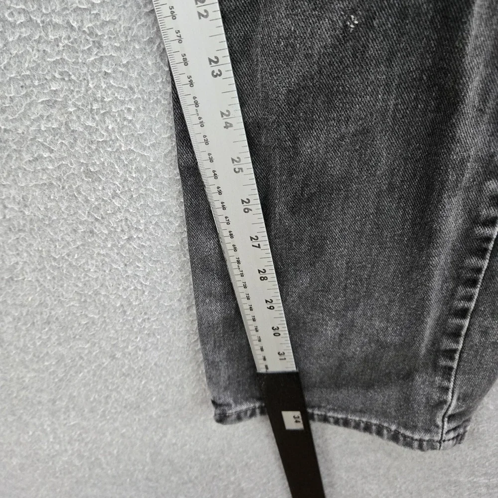 VINTAGE Levi's 505 Men Jeans 34X36 Gray Denim Regular Straight 34